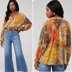 Spell Belladonna kaleidoscope blouse size Large